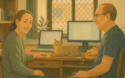 Visita no escritório